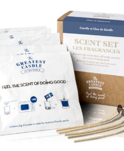 Set DIY Cera Ecológica Perfumada Sweet Vanilla - Kits Velas DIY - Sets